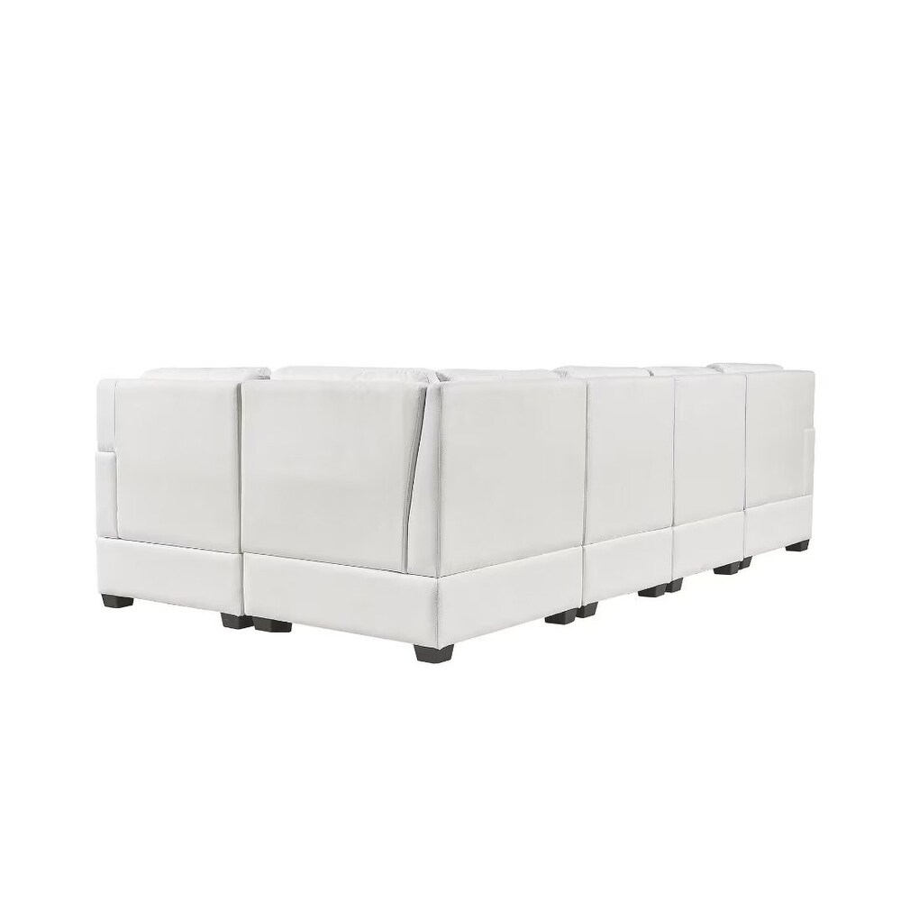 Sectional Modular Sofa with 2 Tossing cushions and Solid Frame   87.8\