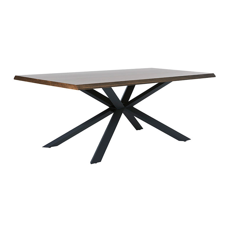 ARNO Dining Table 200cm - Brown & Black