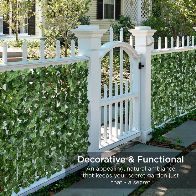 Best Choice Products Artificial Faux Ivy Hedge Privacy Fence Screen For Outdoor Decor Garden Yard