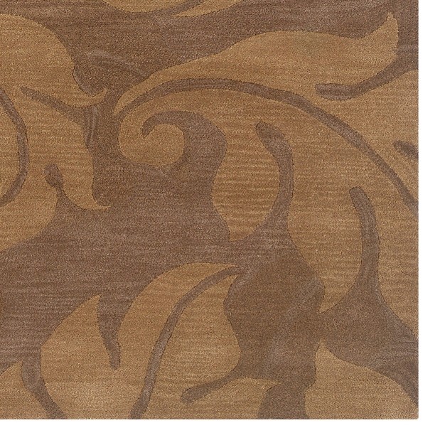 Florence Leaf Rug Beige Linon