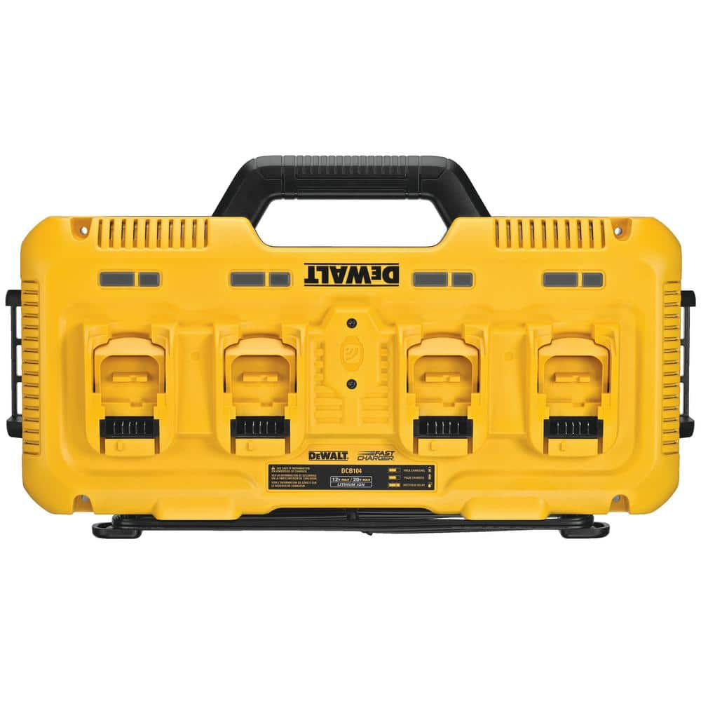 DEWALT 12V/20V/60V MAX 4-Port Lithium-Ion Battery Charger DCB104