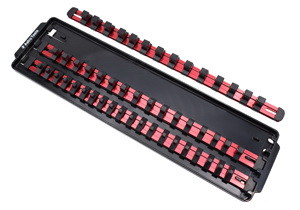 Astro Pneumatic 9023R 50 piece Red Aluminum Rail S...