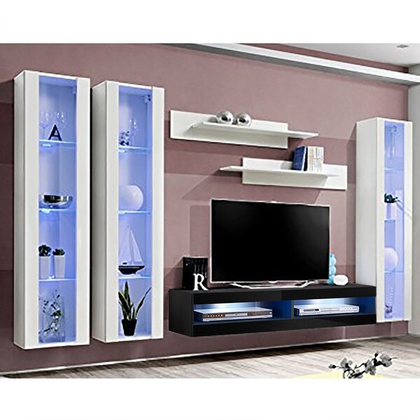 Fly CD2 34TV Wall Mounted Floating Modern Entertainment Center