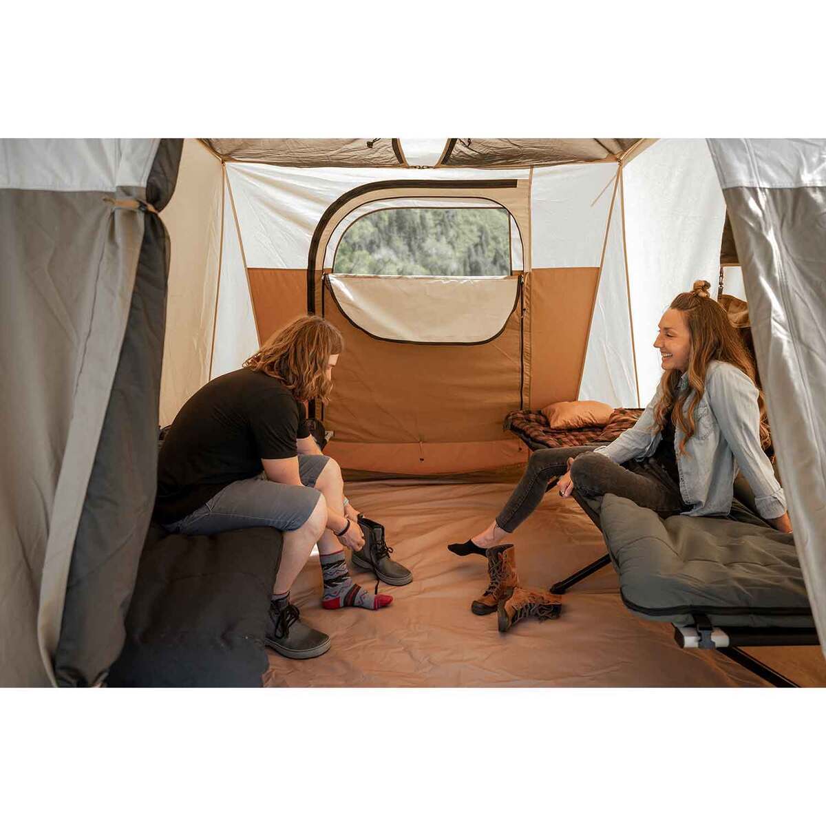 TETON Sports Mesa 6Person Canvas Tent  Tan