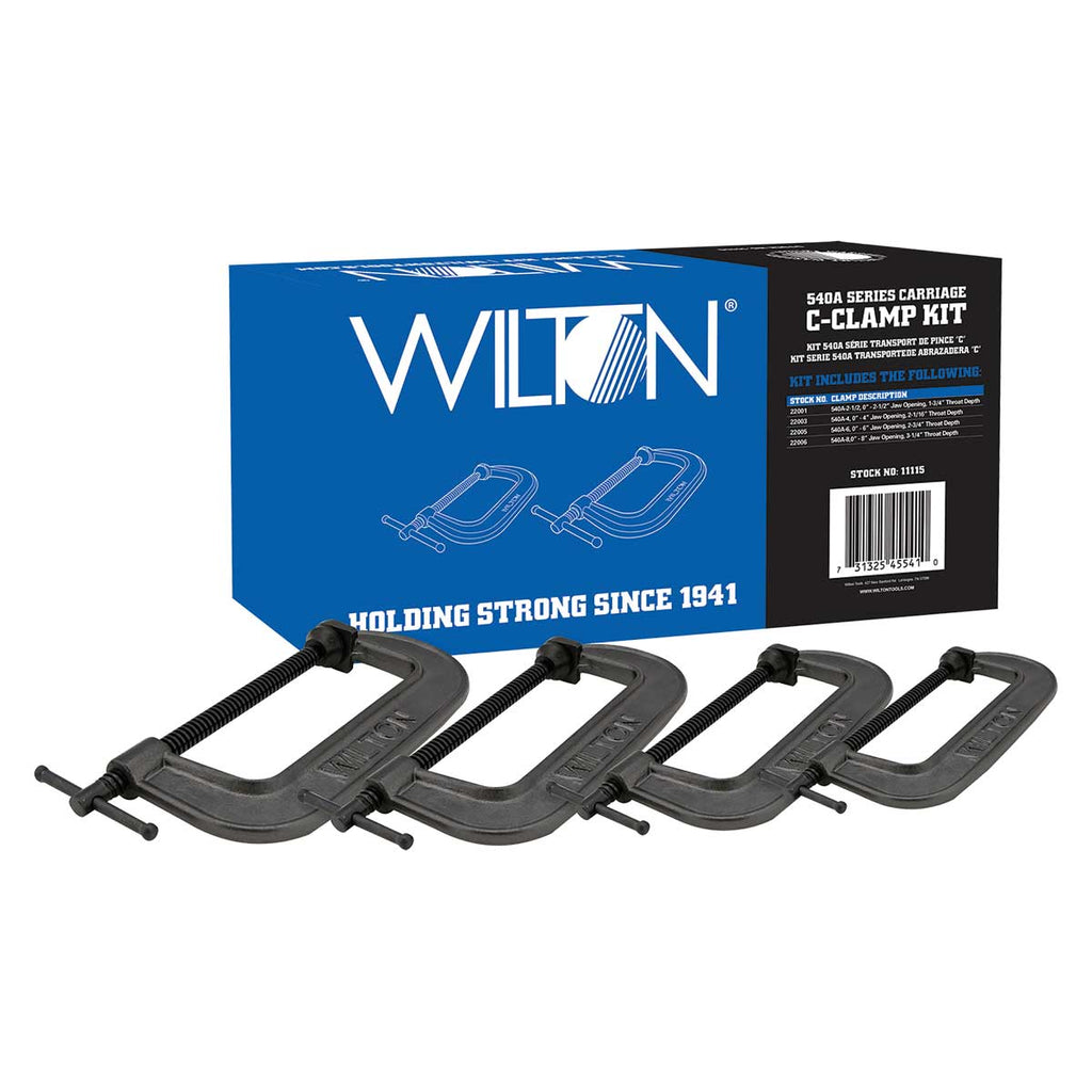 Wilton 4-pc 540A Series Carriage C-Clamp Kit