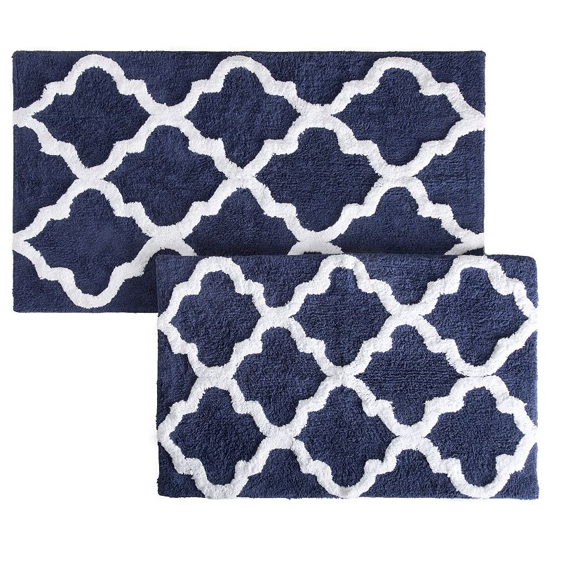 Portsmouth Home 2-piece Trellis Bath Mat Set