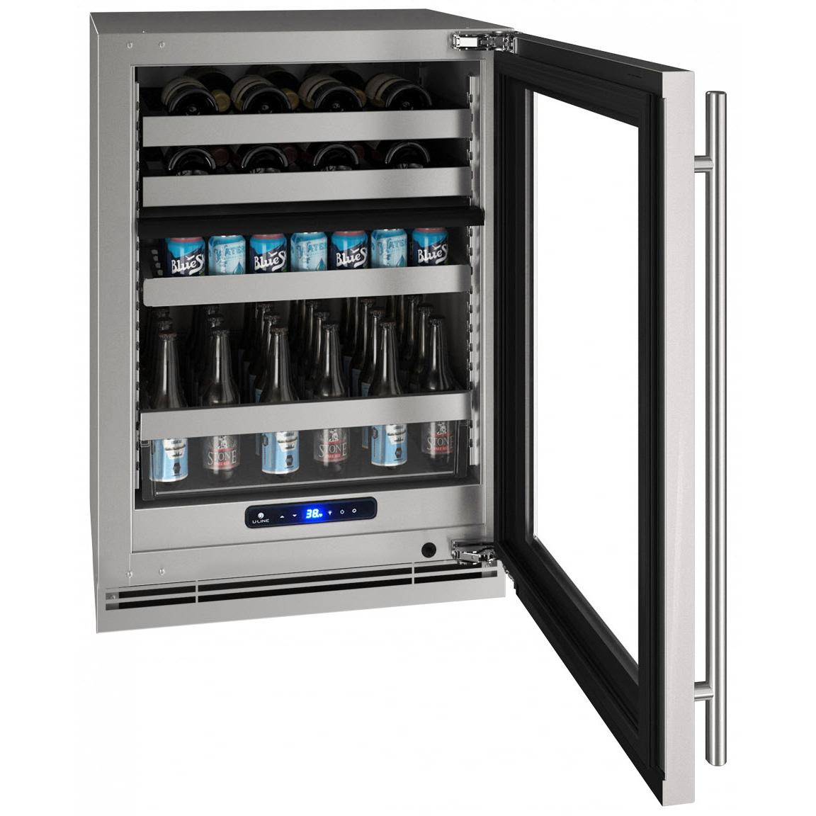 U-Line 5.1 cu.ft. Freestanding 5 Class Series Beverage Center UHBD524-SG41A