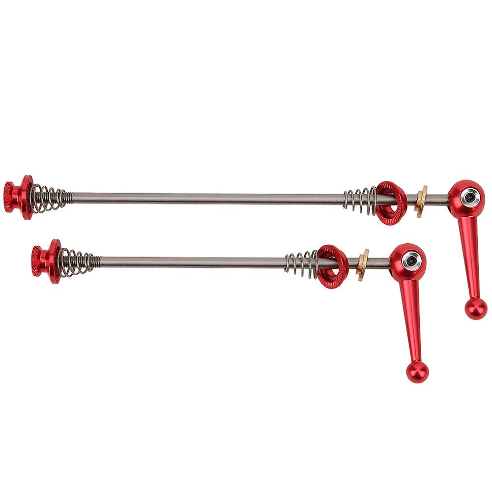 Quick Release Skewer Lever Mountain Bike Titanium Shaft Titanium Alloy Folding Wheel Setred