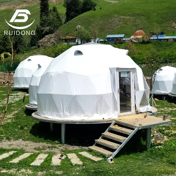 Factory made Camping Glamping Dome Tent Hotel Design House UV Resistance Waterproof Outdoor Style