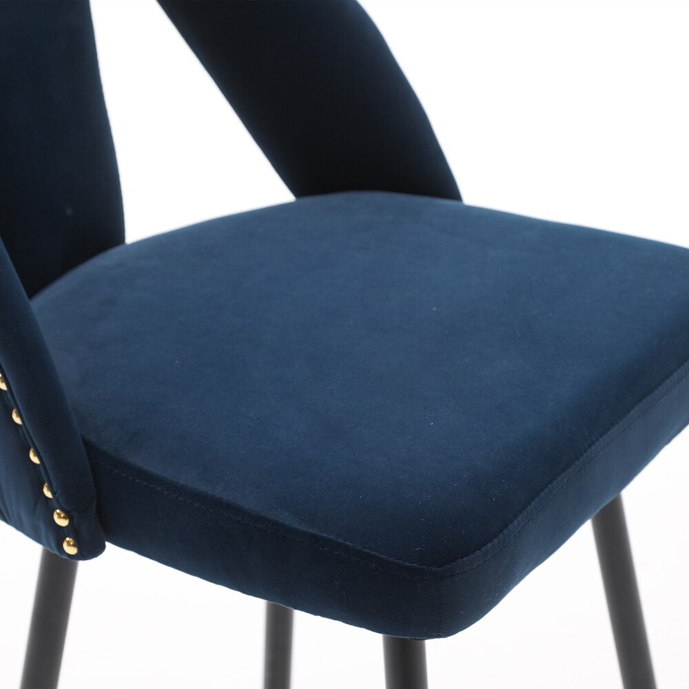 Contemporary Velvet Upholstered 28\