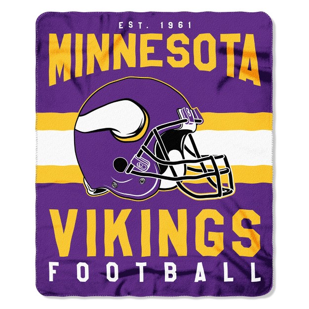 The Northwest Company Minnesota Vikings Fleece Throw Purple