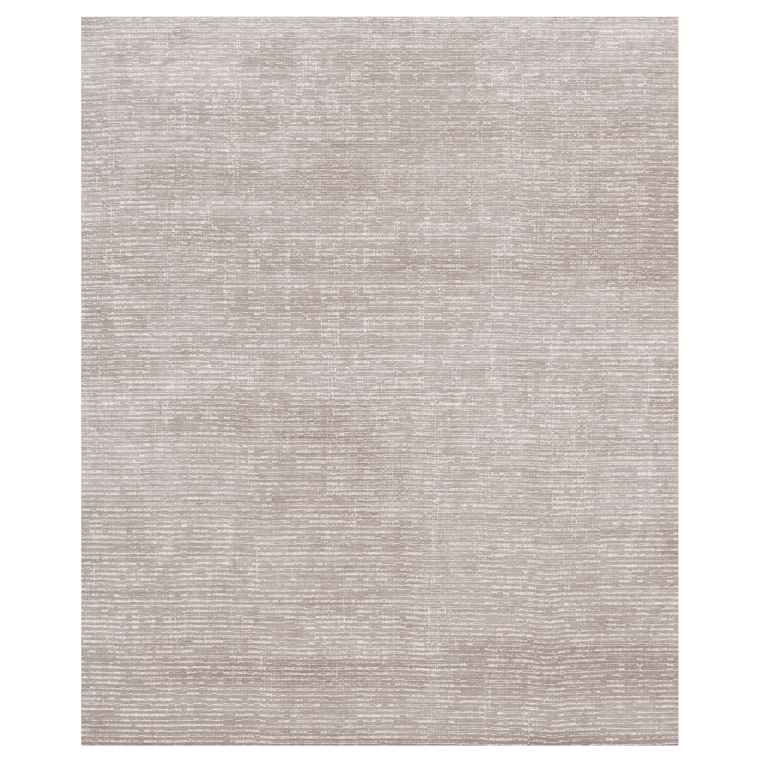 Lonato Del Garda Hand Knotted Mixed Taupe Rug