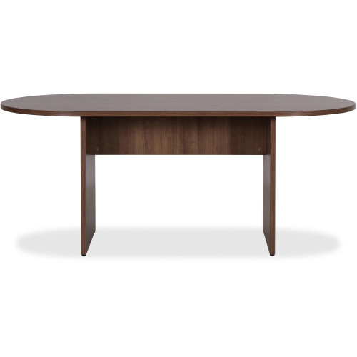 Lorell Essentials Walnut Laminate Oval Conference Table (69988)