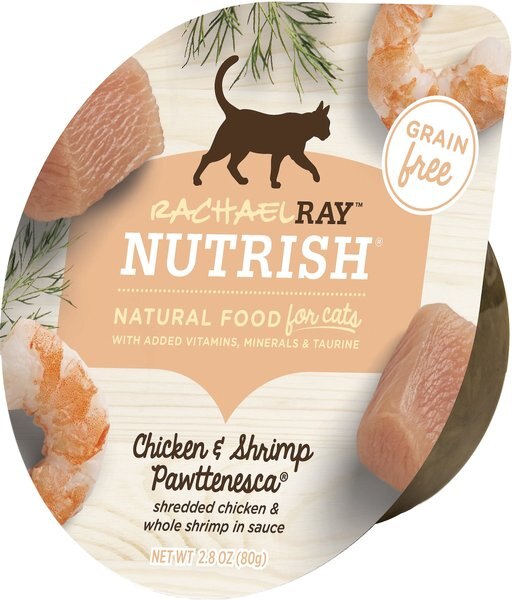 Rachael Ray Nutrish Chicken and Shrimp Pawttenesca Natural Grain-Free Wet Cat Food