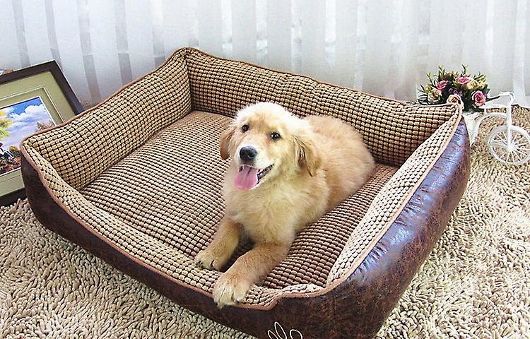 Soft suede dog sofa beds