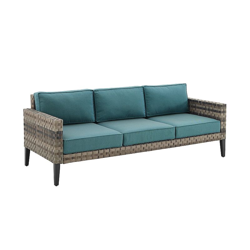 Crosley Prescott Wicker Patio Couch