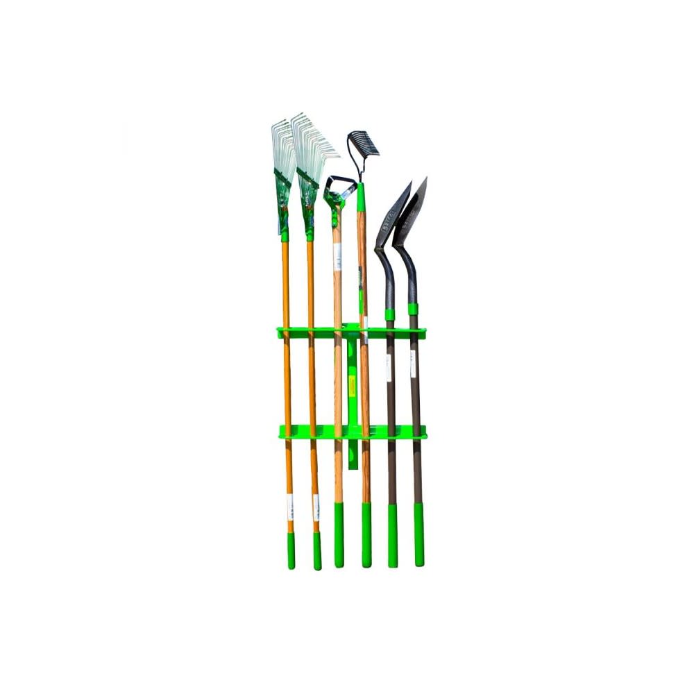 Green Touch Large Six Hand Tool Rack For Open Trailer