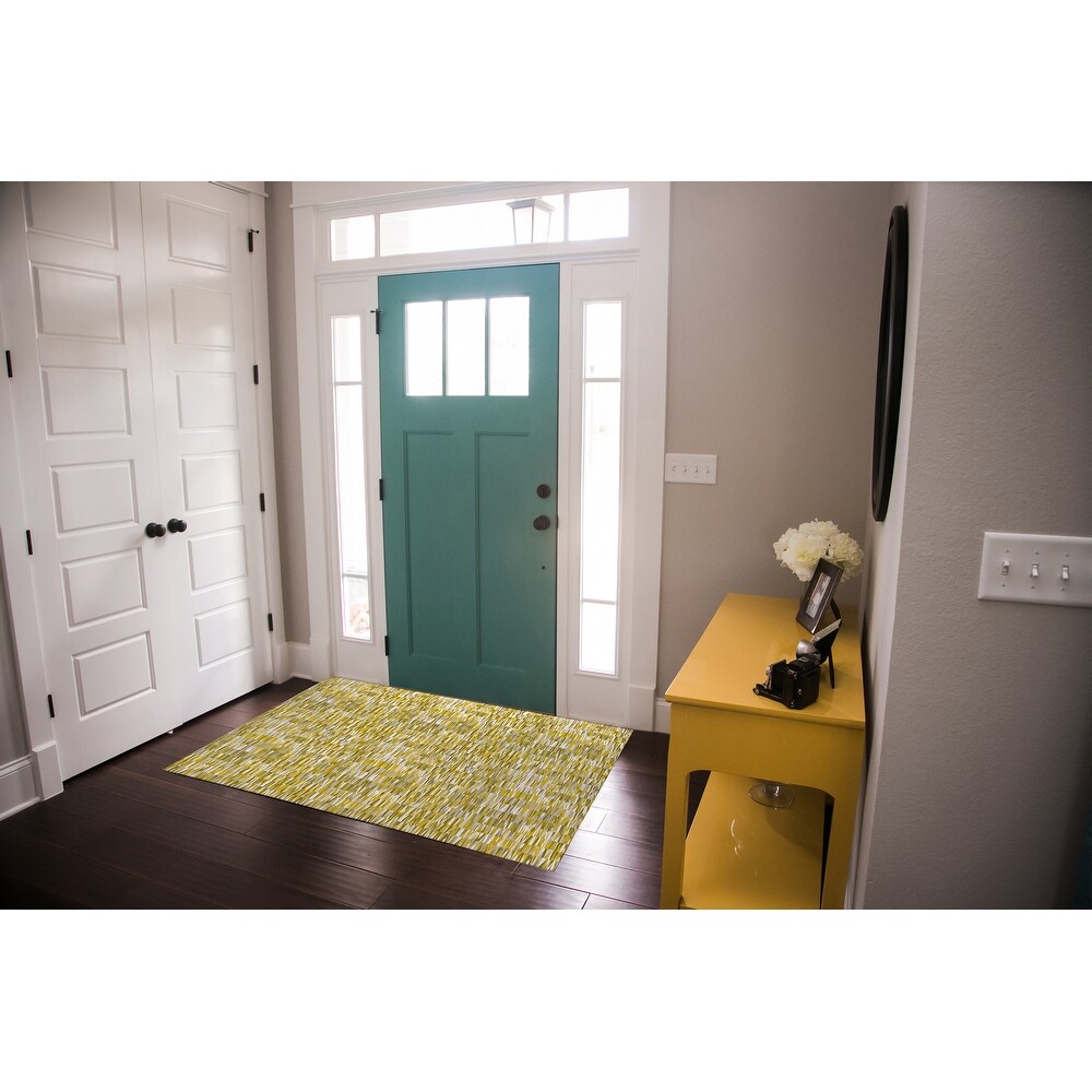 WEXLER GEO MUSTARD Doormat By Kavka Designs