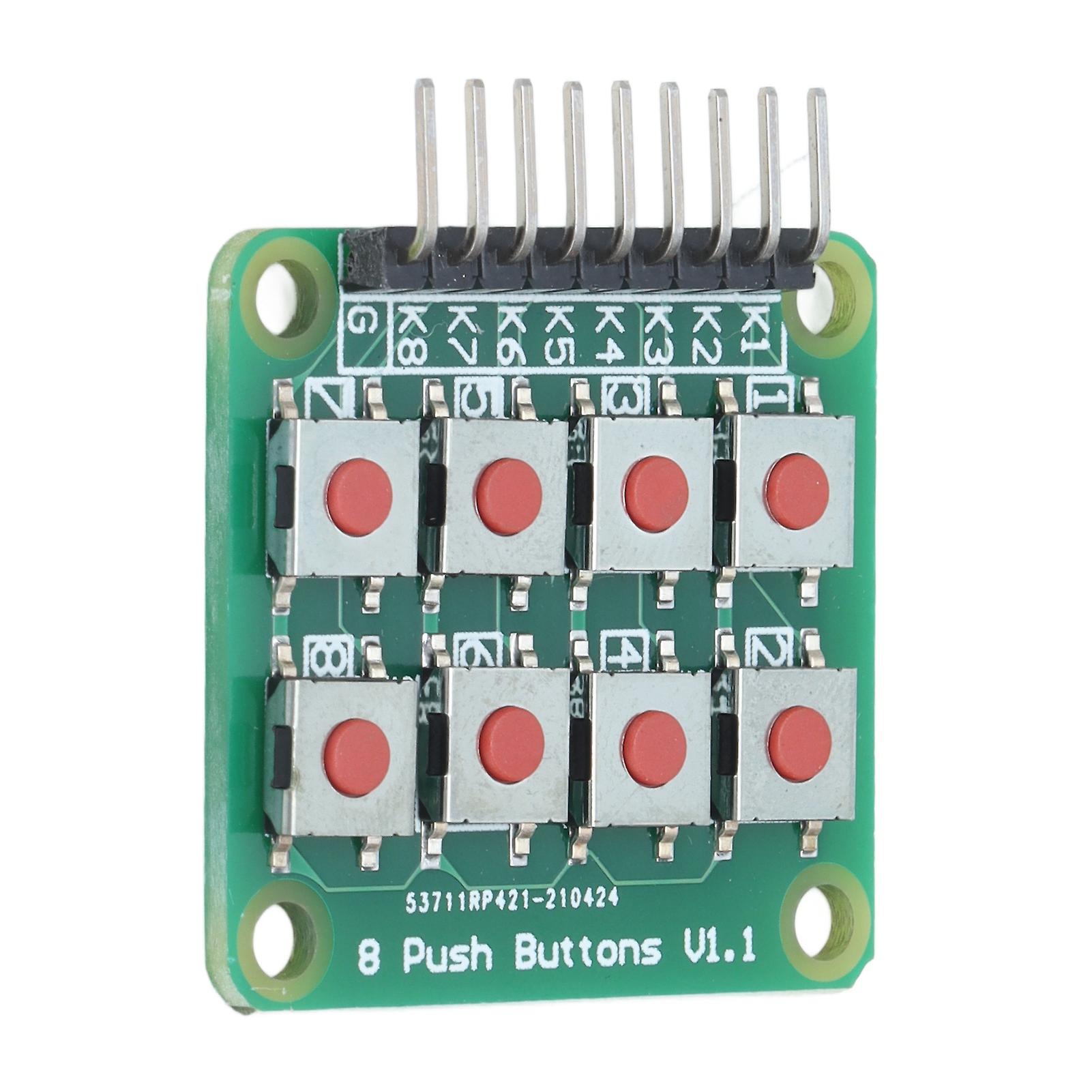 Button Key Module Keypad Board 2x4 Matrix 8 Push Micro Switch For Single Chip Microcomputer