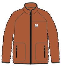 Tripper 2.0 Full Zip Recycled Sherpa Fleece - Glazed Ginger