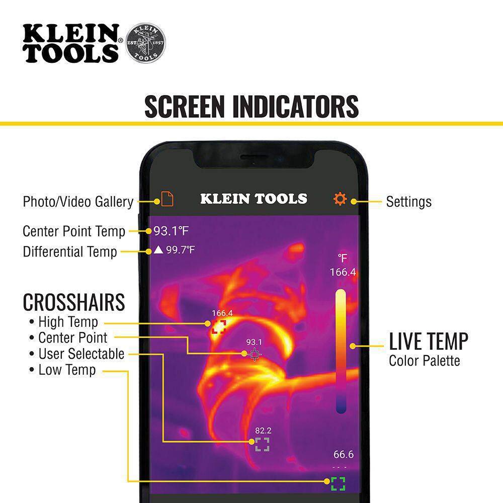 Klein Tools Thermal Imager for iOS Devices TI222