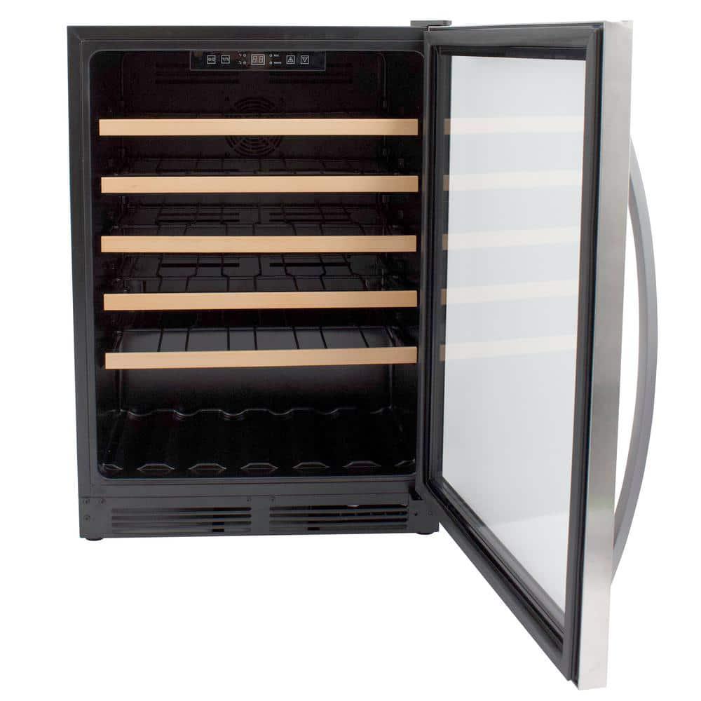 Avanti 24 in Width 51Bottle Wine Cooler Stainless Steel