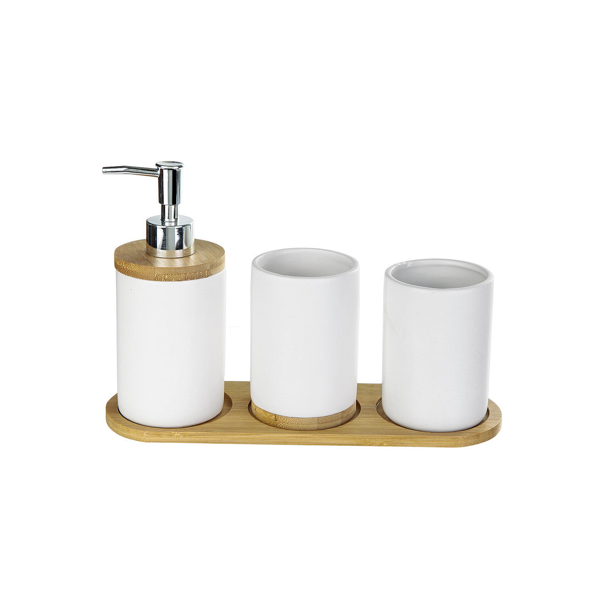 Karaca Nature Dolomite White 3 Pcs Bath Set 153.20.01.0212