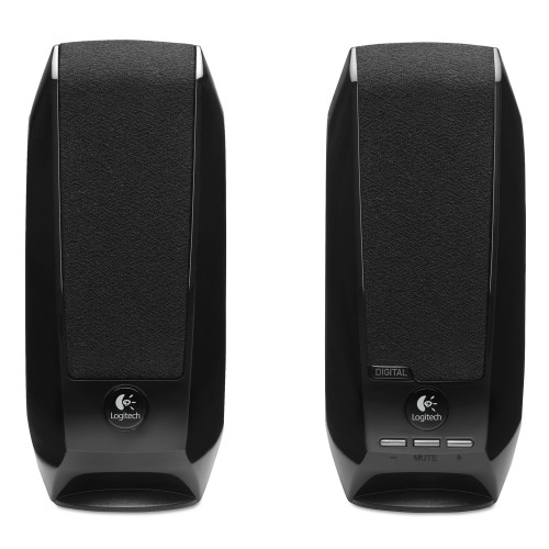 Logitech S150 2.0 USB Digital Speakers， Black (980000028)