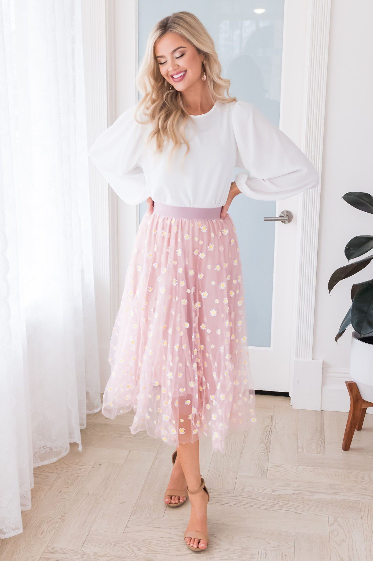 Crazy Daisy Modest Tulle Skirt