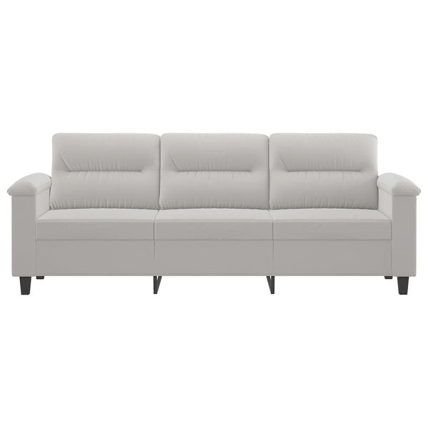 3-Seater Sofa Light Gray 70.9