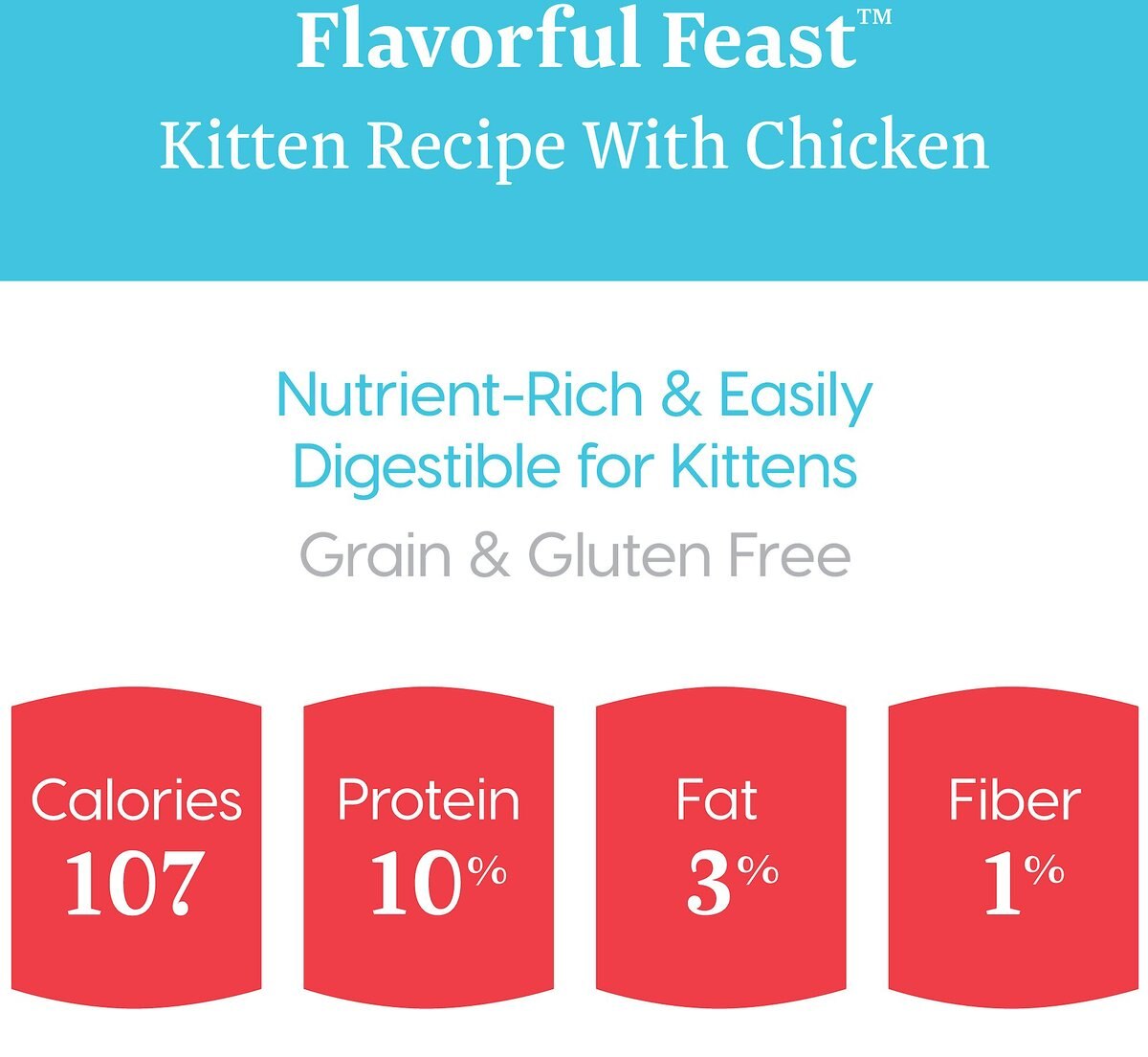 Solid Gold Flavorful Feast Kitten Recipe with Chicken Pate Grain-Free Canned Cat Food