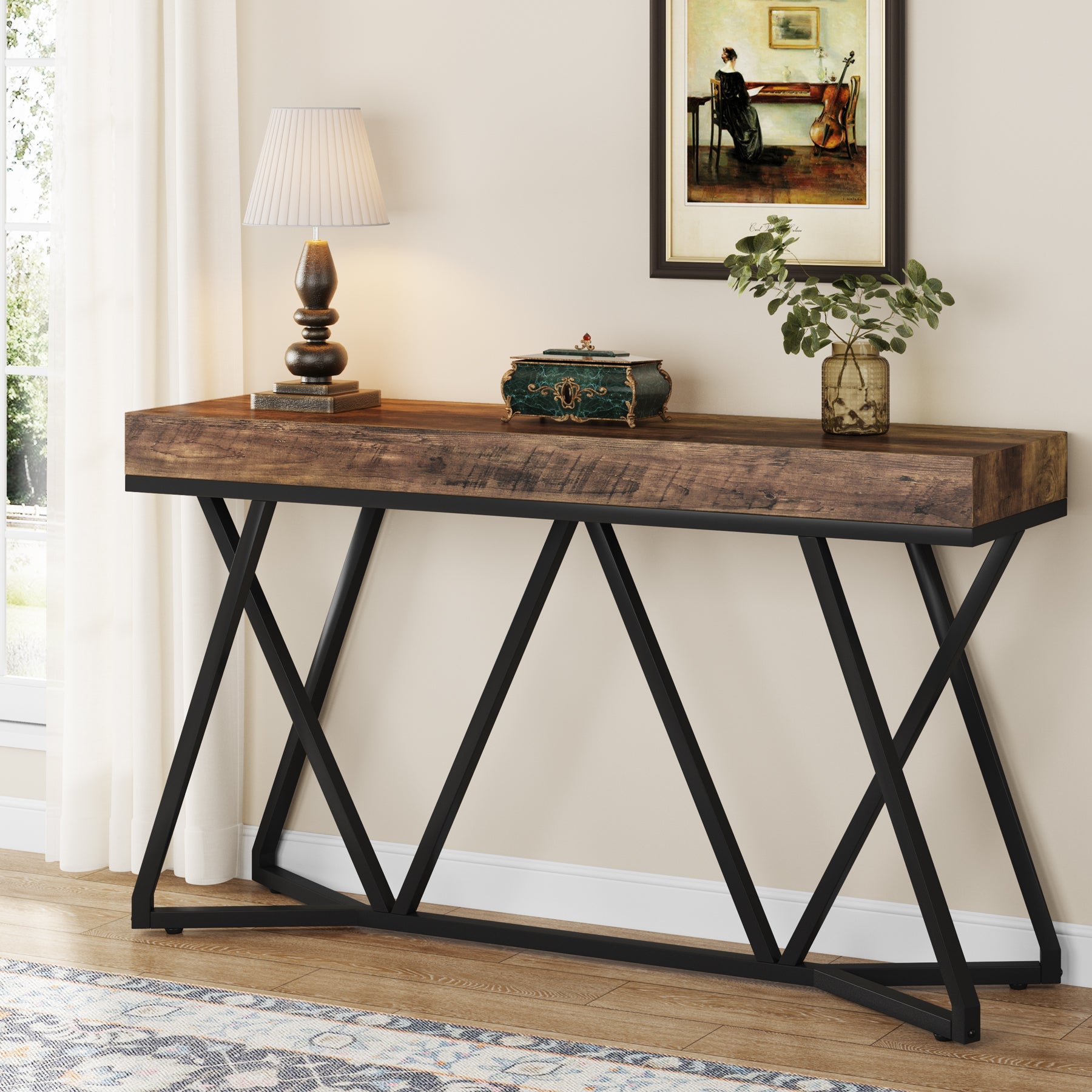 Farmhouse Console Table, 55