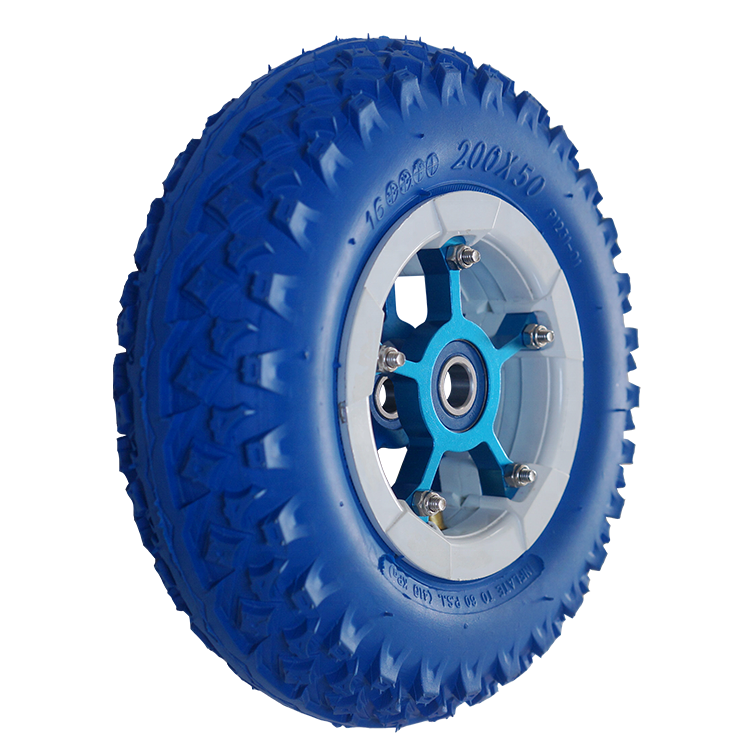 Hot Sale inflated 150x50 175x50 200x50mm 6 7 8 inch off road allow rim electric pro skateboard pneumatic rubber tire