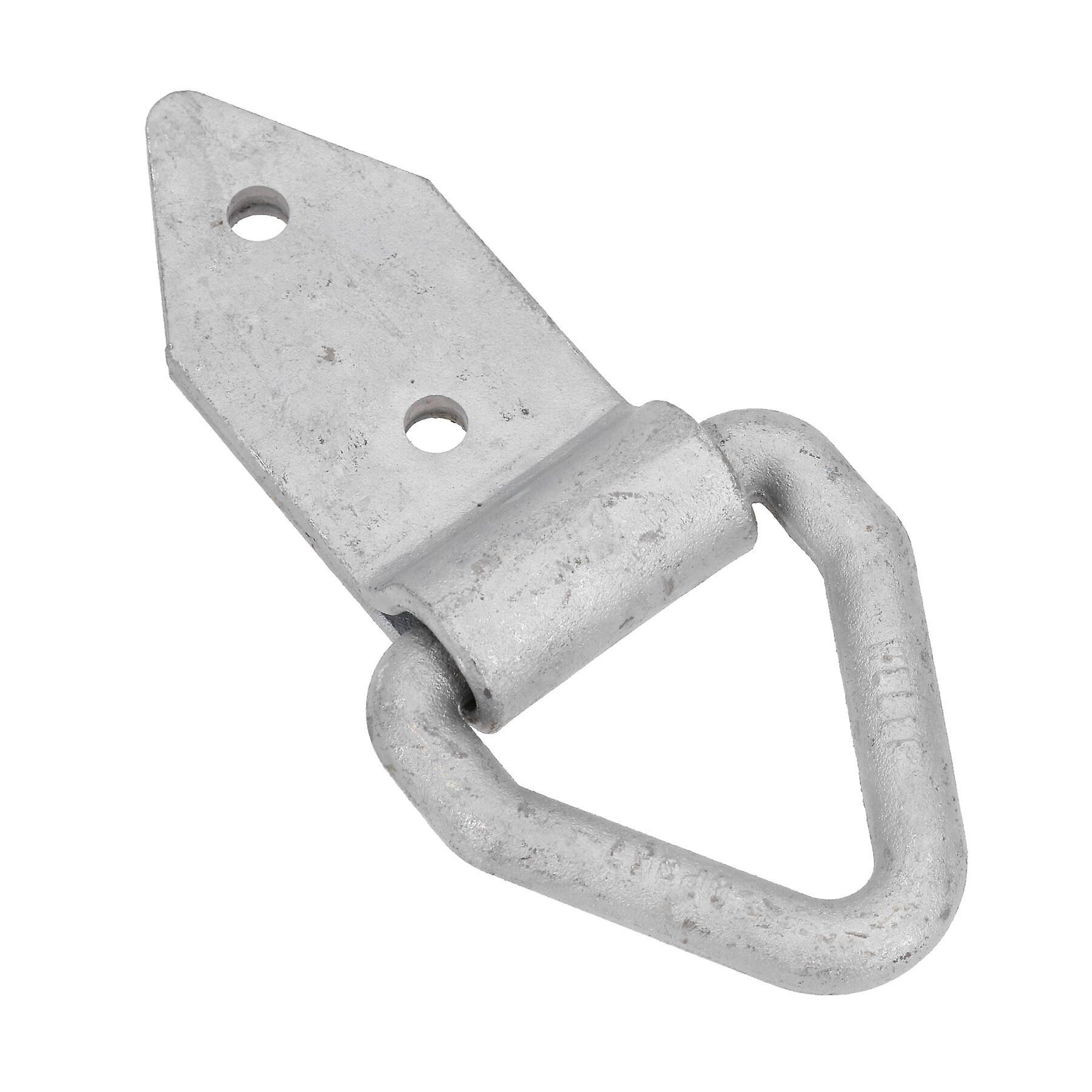 Galvanised Fold Over Tie Down Lashing Eye Rings Anchor Point Fastener 6pk