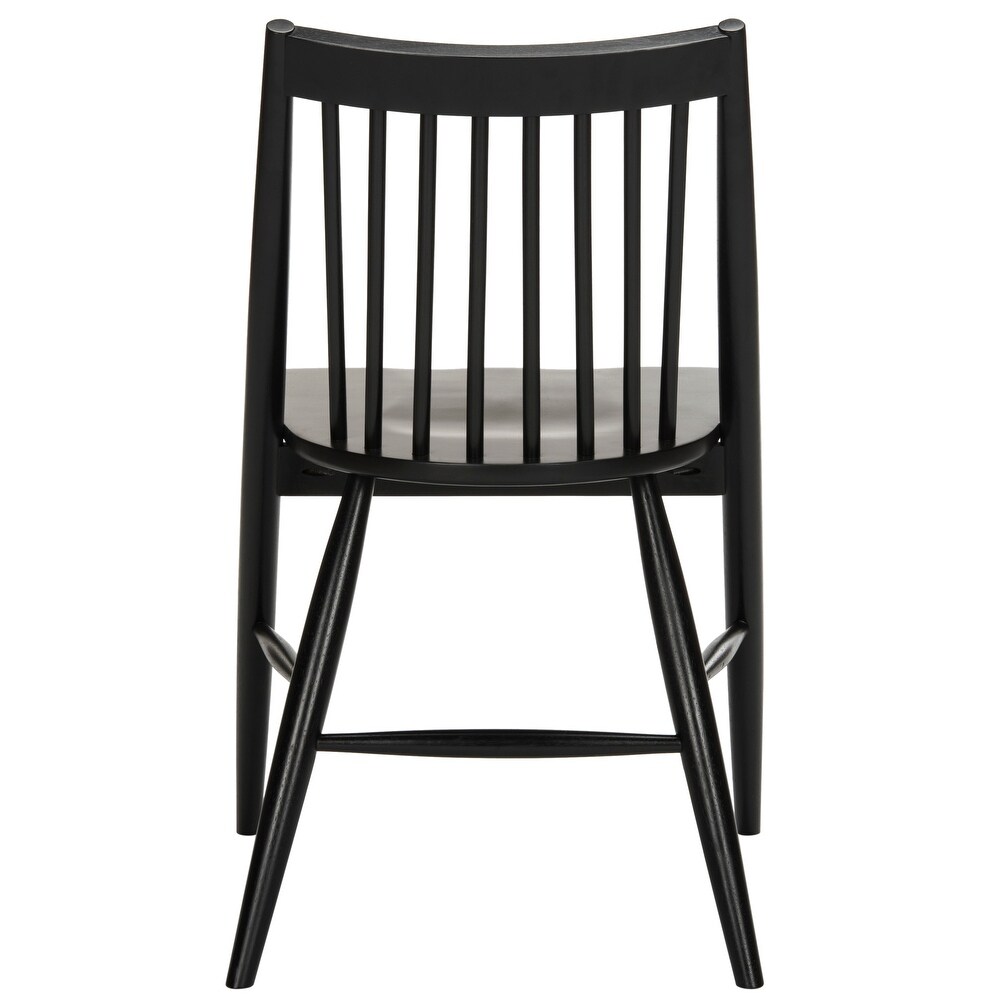 SAFAVIEH Dining 19 inch Wren Black Spindle Dining Chair (Set of 2)