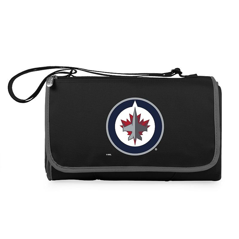 Picnic Time Winnipeg Jets Outdoor Picnic Blanket and Tote