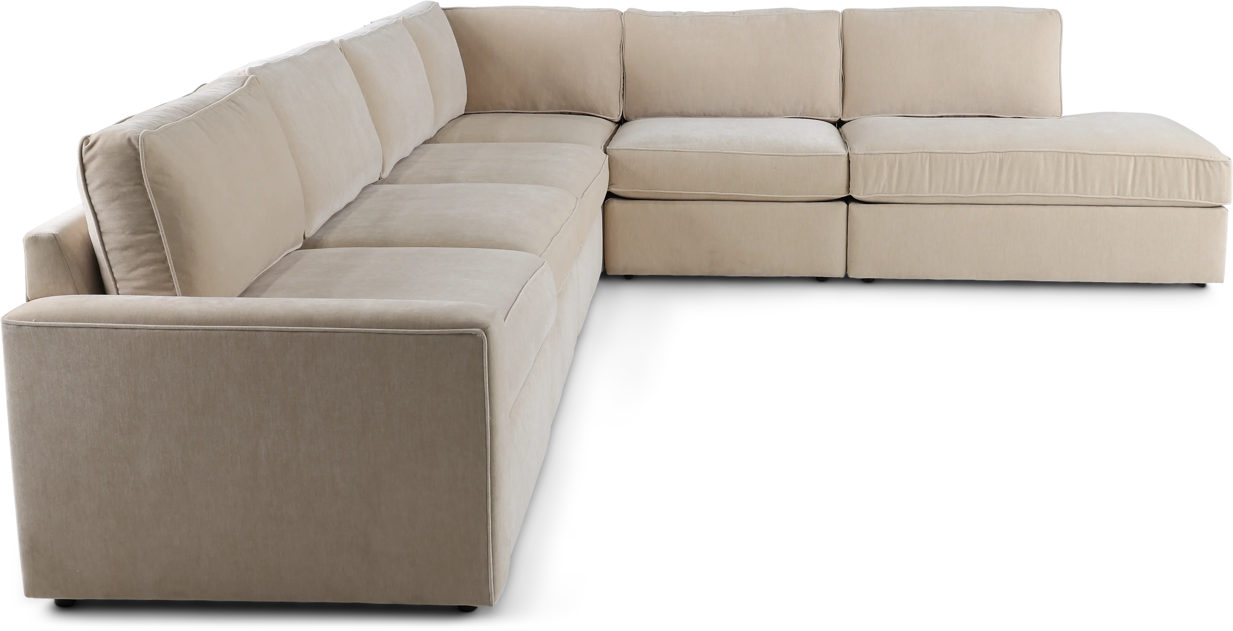 (Re)Formation Beige 6 Piece Sectional