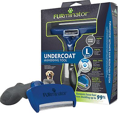 Furminator Long Hair Blue Dog Undercoat Brush L