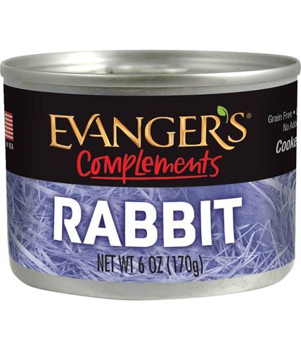 Evangers Complements Grain Free Rabbit Canned Dog and Cat Food