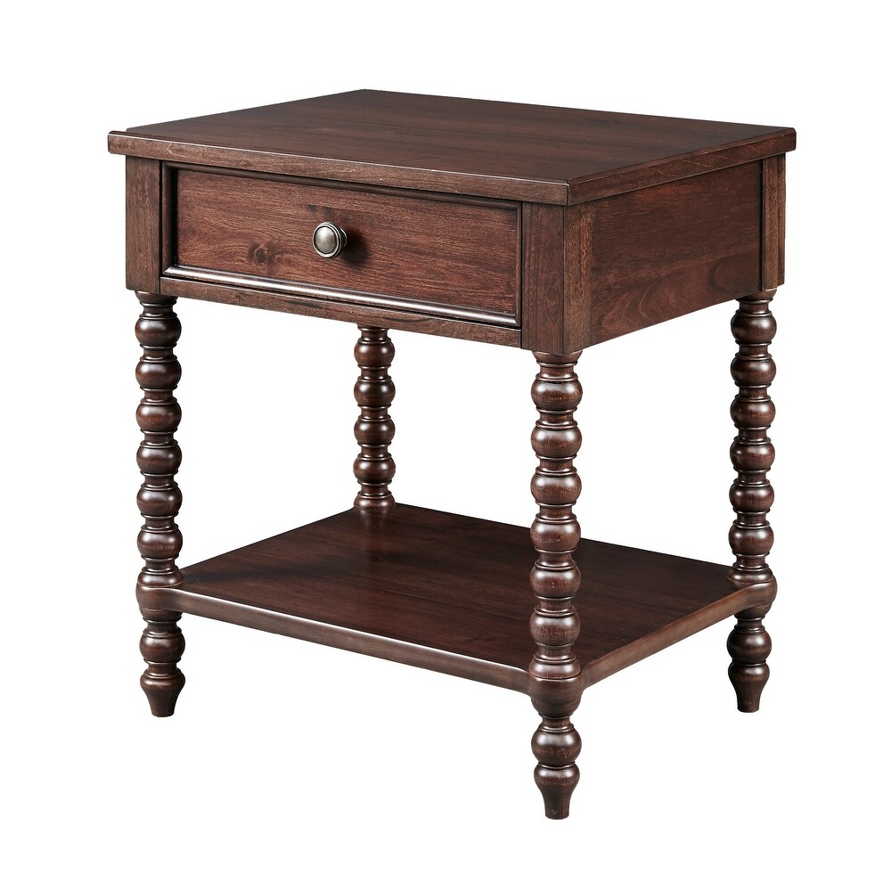 Madison Park Signature Beckett Morocco Brown Nightstand