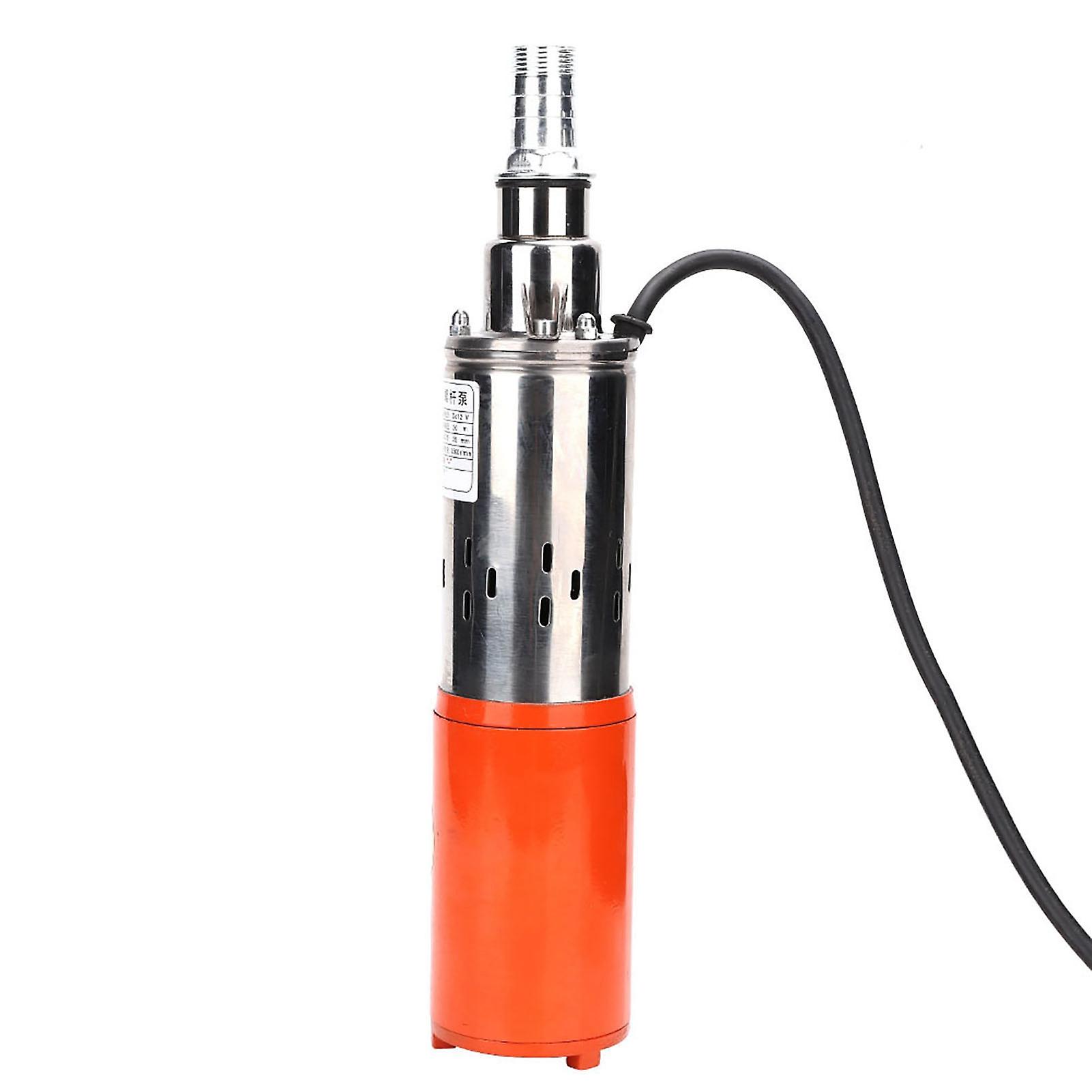 1'' 12V1.2m30m DC Screw Pump High Lift Stainless Cast Steel Submersible Water Pump