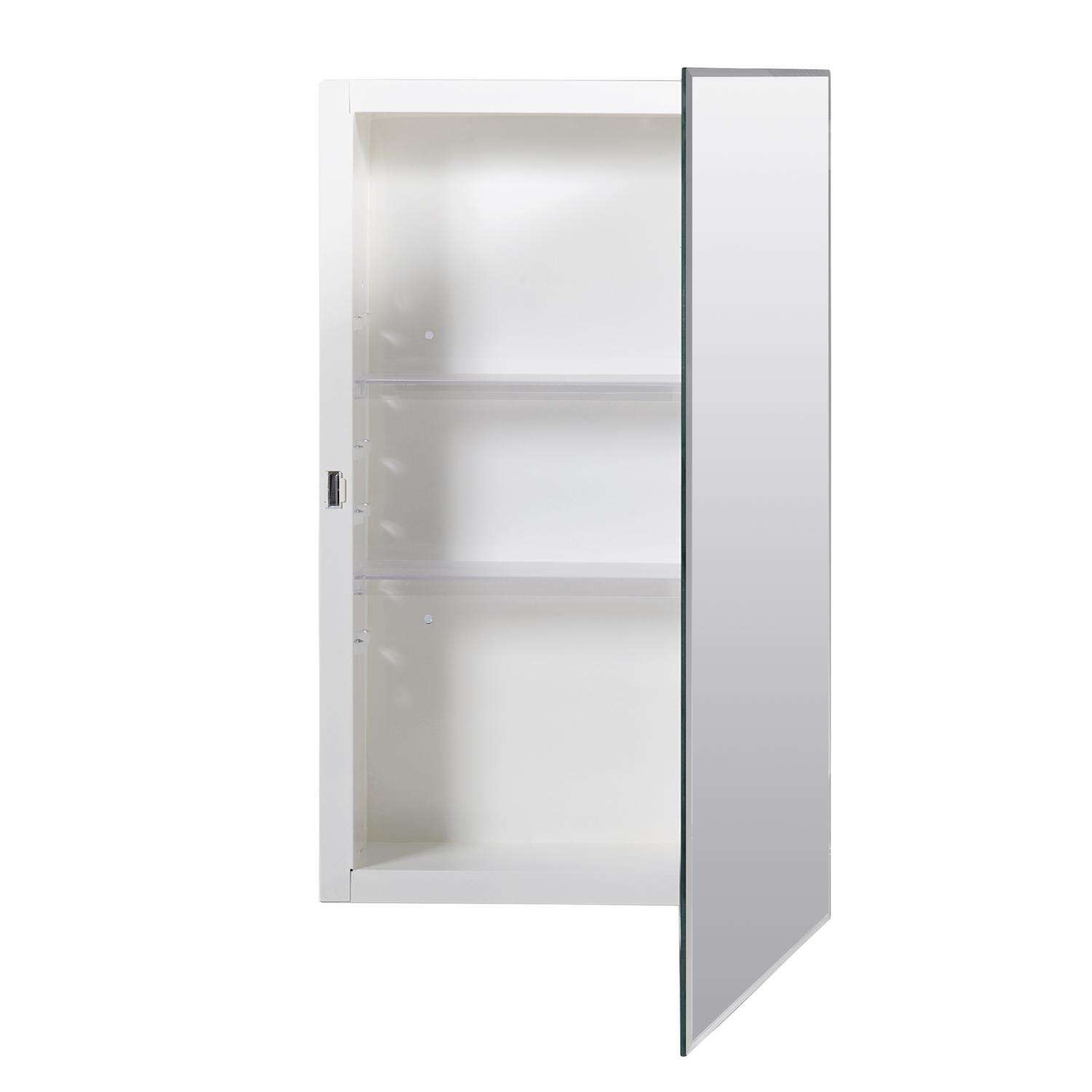 Zenith Products 26 in. H X 16 in. W X 4-1/2 in. D Rectangle Medicine Cabinet/Mirror