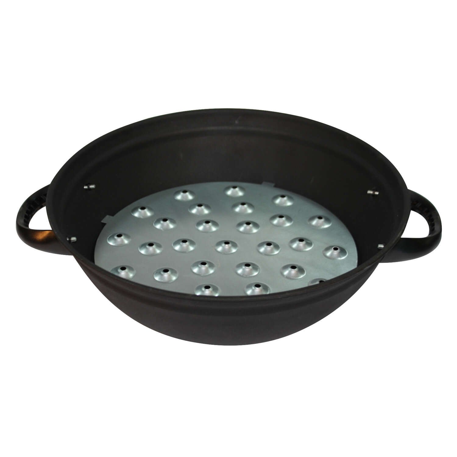 Q-Stoves Round Steel Fire Bowl Filler 9 in. H X 20 in. W X 20 in. D