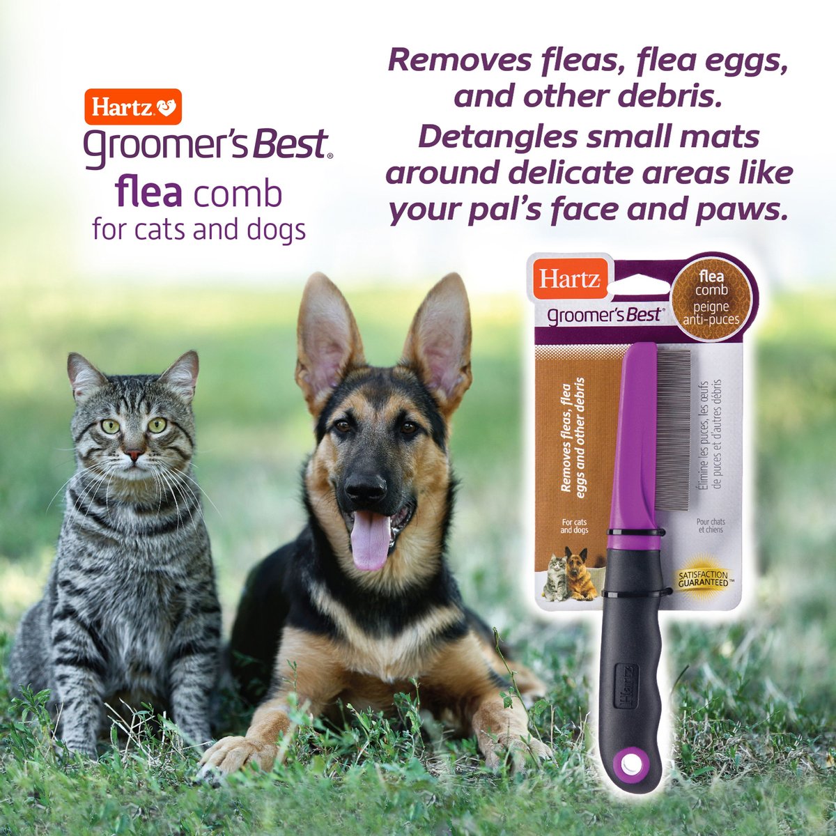 Hartz Groomer's Best  Flea Comb for Dogs and Cats