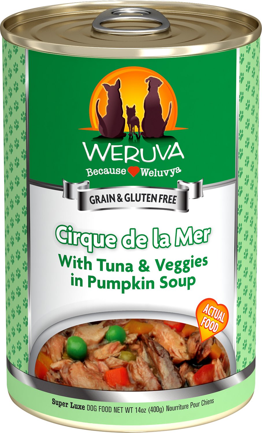 Weruva Cirque De La Mer With Tuna and Veggies In Pumpkin Soup Grain Free