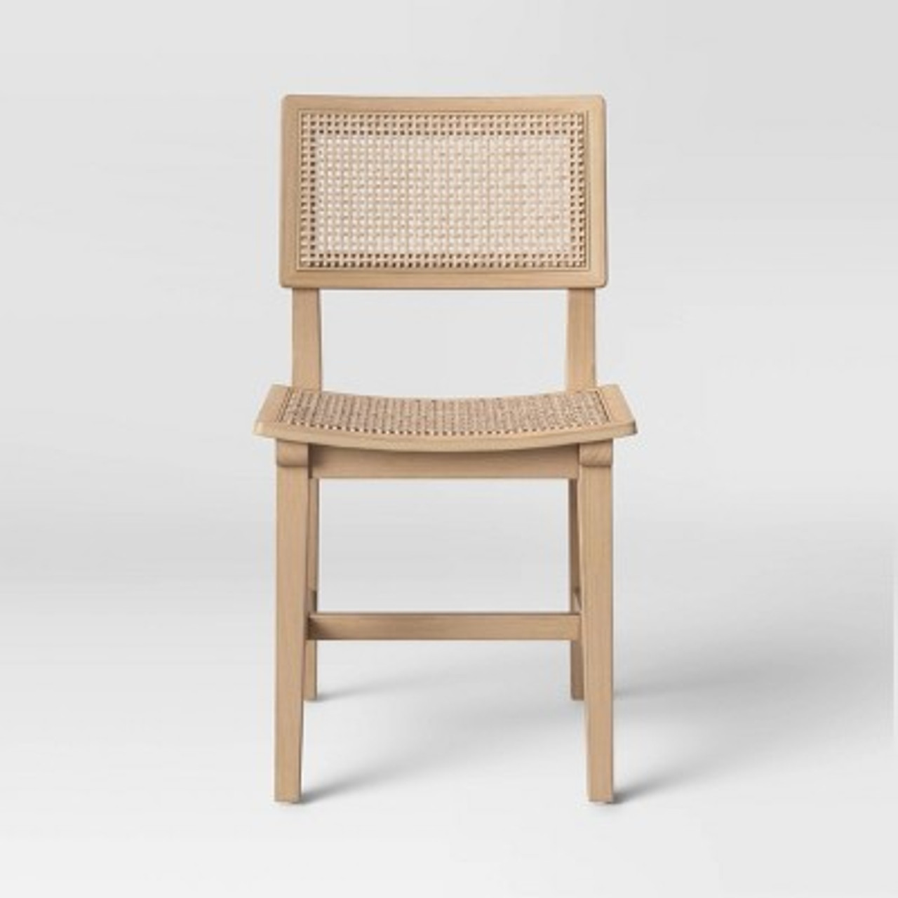 Tormod Backed Cane Fully Assembled Dining Chair Natural - Project 62™