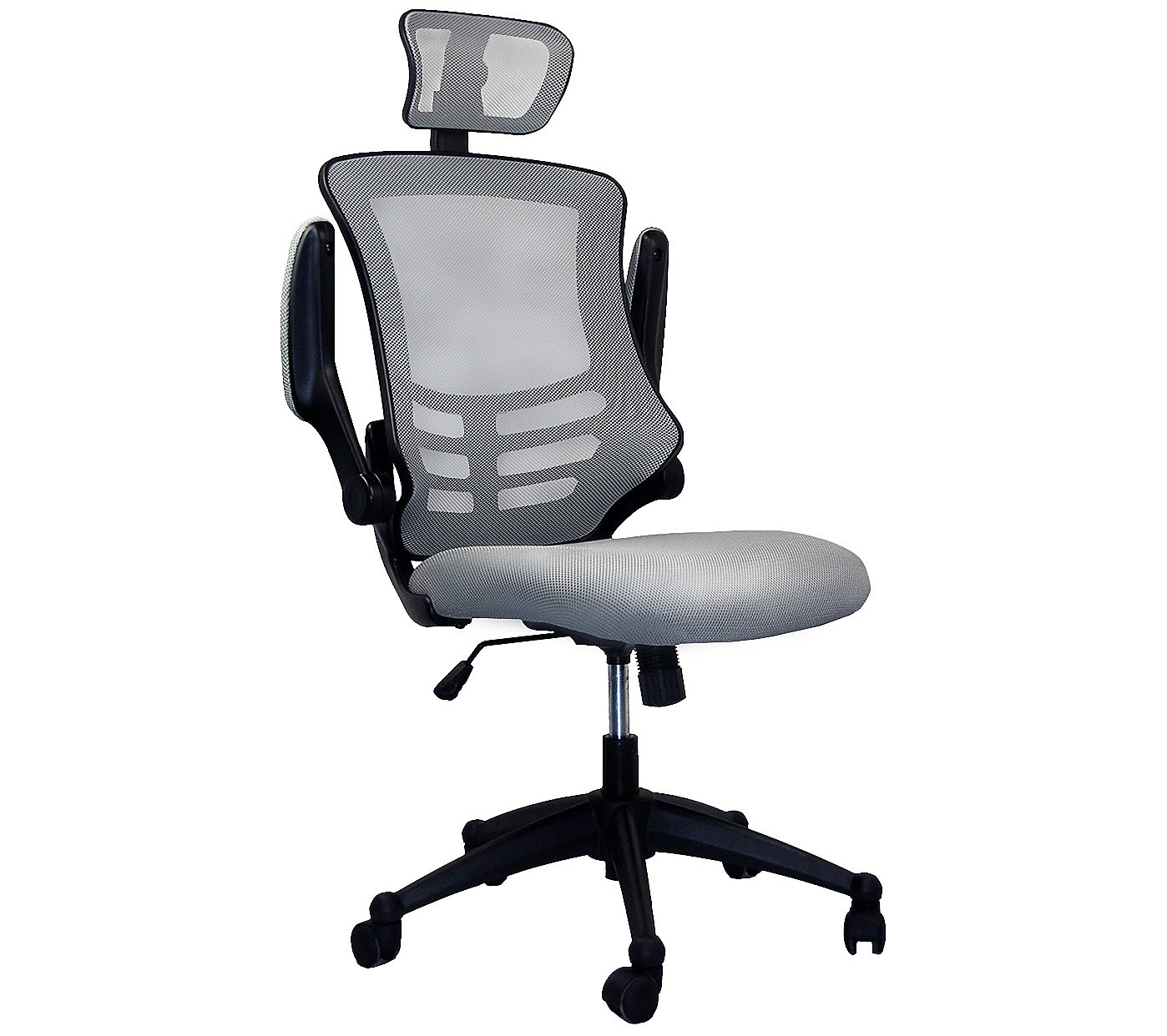 Techni Mobili High-Back Mesh Office Chair withlip-Up Arms