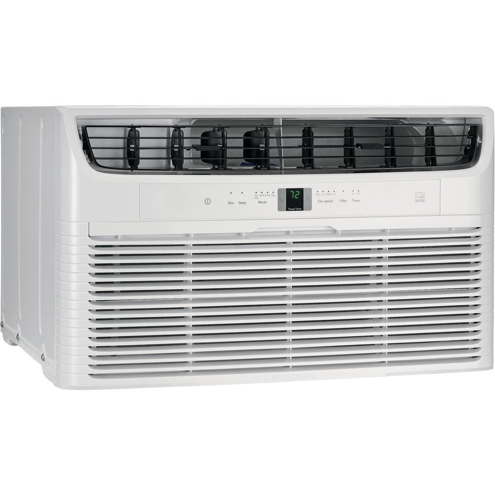 Frigidaire 8000 BTU 115-Volt Built-In Through-the-Wall Room Air Conditioner with Remote Control in White FHTC083WA1