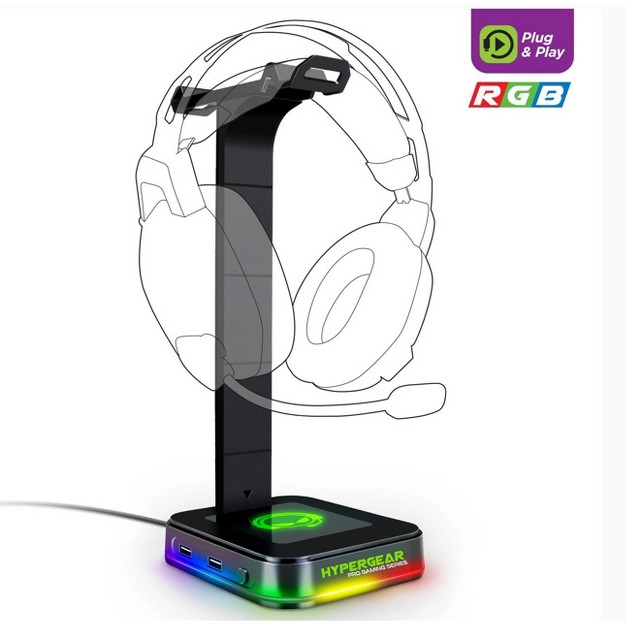 Hypergear Rgb Command Station Headset Stand