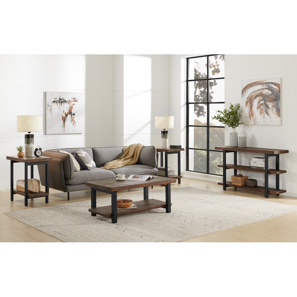 Carbon Loft Lawrence Rustic Media Console